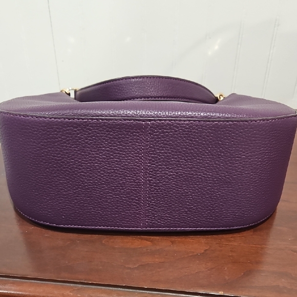 Kate Spade Janie Purple Leather Shoulder Bag - Picture 4 of 10